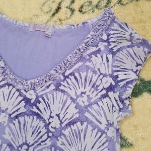 3/$20 Fresh Produce Cotton Seashell Top XS